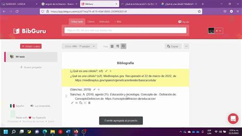 BibGuru: generador de citas gratuito